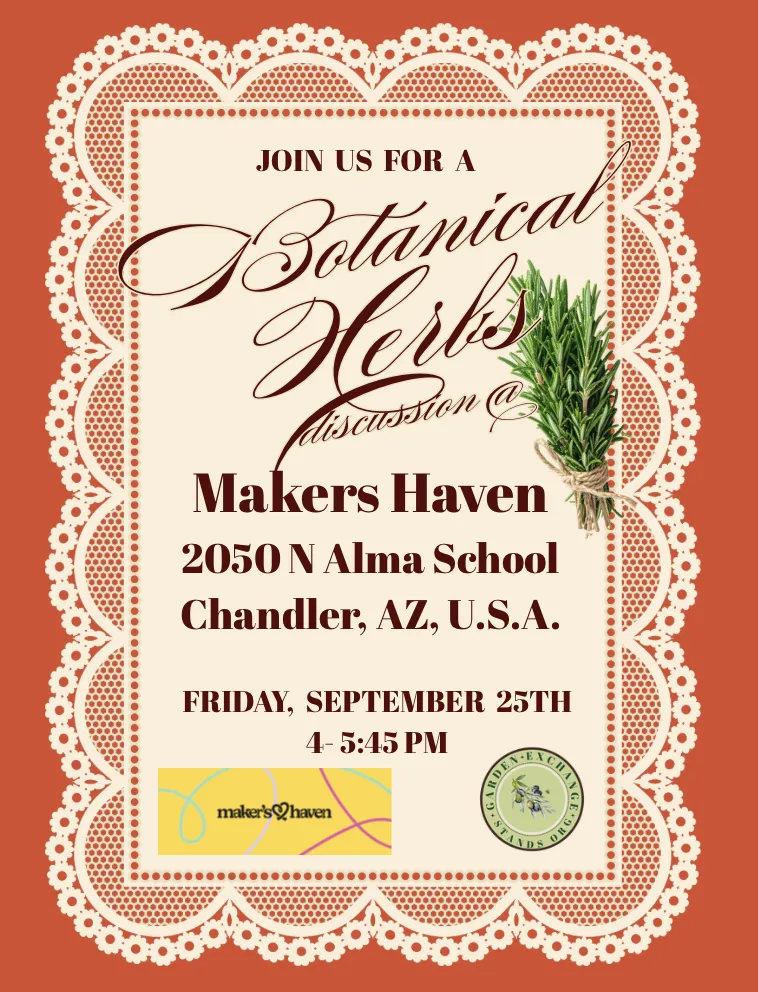 Herbal Botanicals Educational Workshop